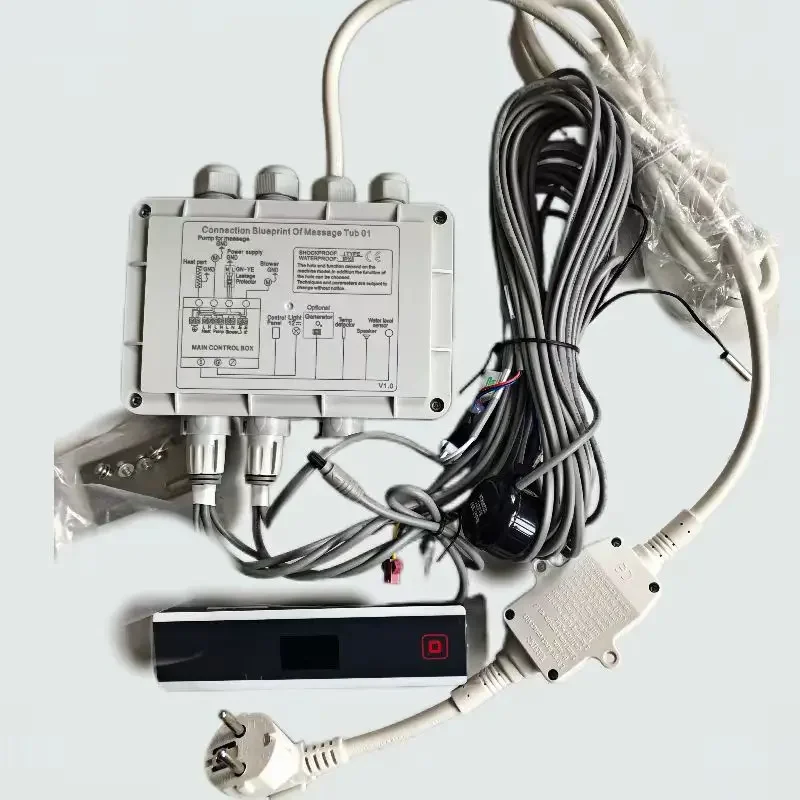 H2720B Bathtub Controller System Multiple-Function Bathtub Panel Bluetooth Music Smart Massage Spa Tub Controller