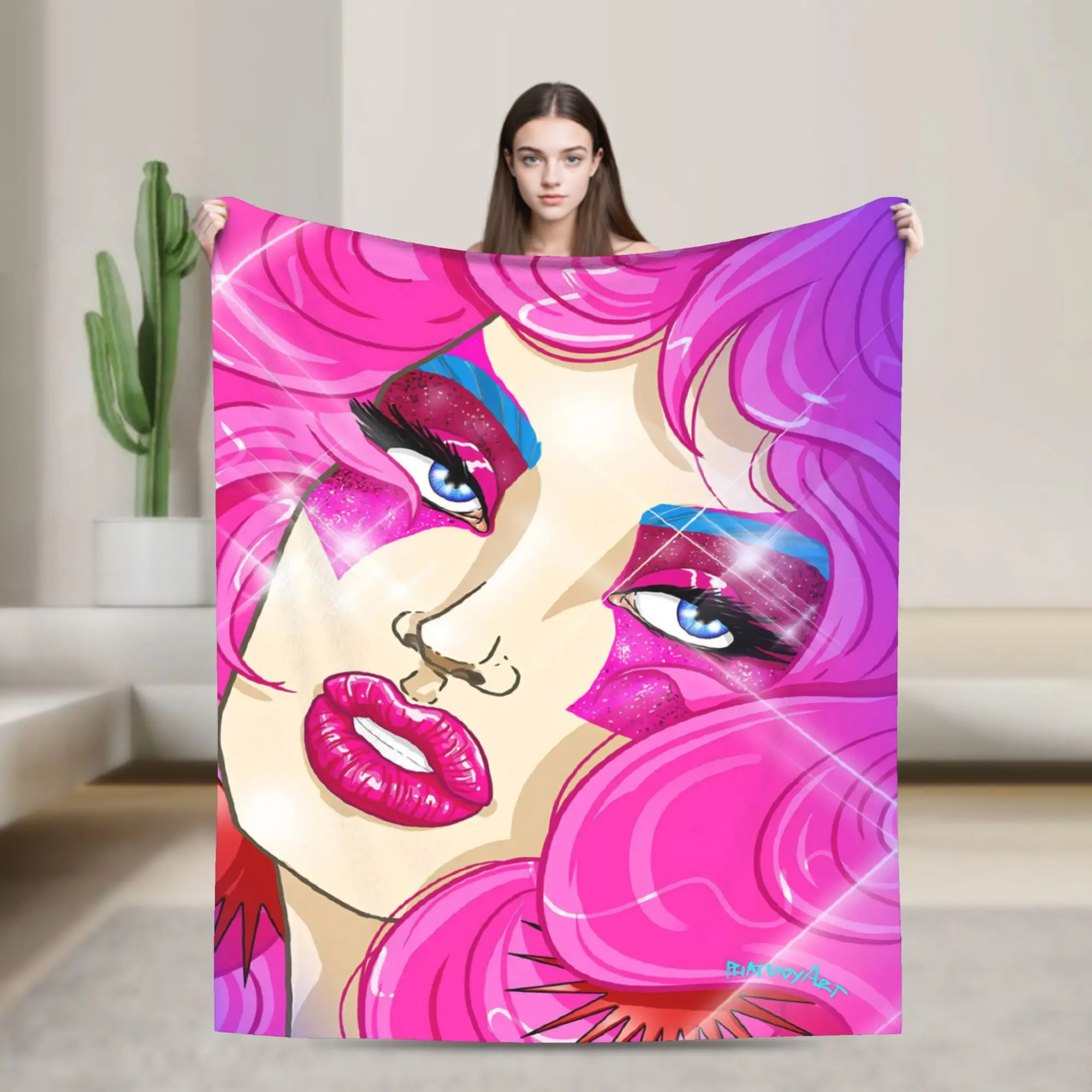 Jem And The Holograms Blankets Flannel  Multifunction Super Soft Throw Blanket for Bed Quilt