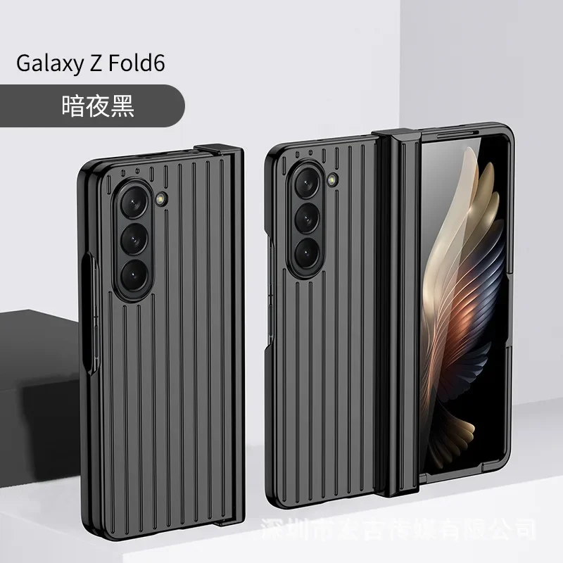 Para Samsung Galaxy Z Fold 6 5 4 3 funda de teléfono móvil ZFold4 pantalla plegable bisagra maleta anticaída ZFold5 Fold6 cubierta protectora