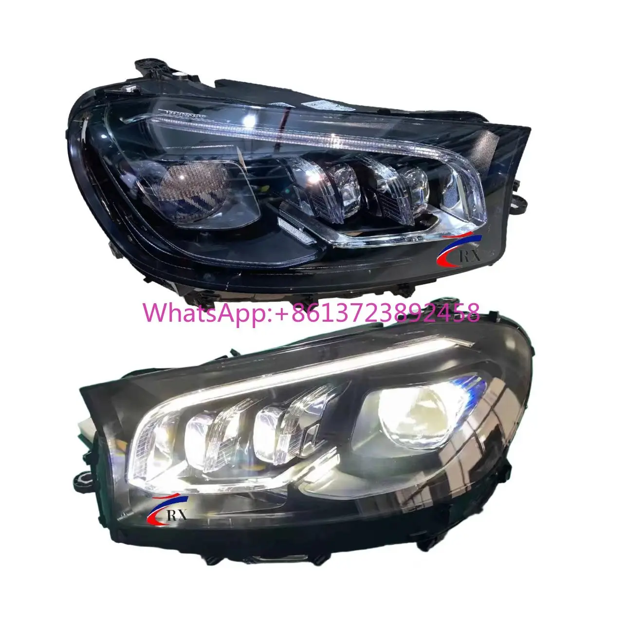 

For the 2020-2025 Mercedes Benz GLS car parts front bumper lighting system X167 W167 multi beam LED headlights