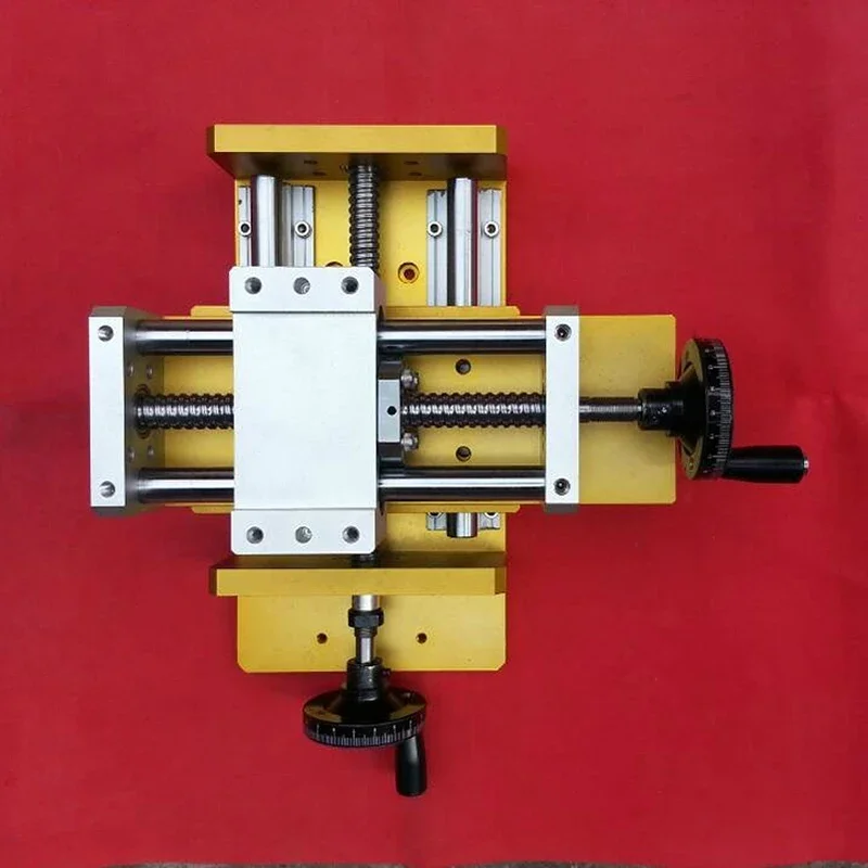 Precision linear slide table XY axis Manual cross slide THK KR60 ball screw CNC slide precision ≤ 0.02MM