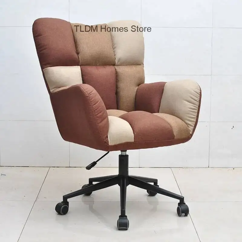 Simple Small Computer Chair Household Comfortable Modern Lifting Rotatable Cloth Chairs Lazy Office Furniture Study Office Chair