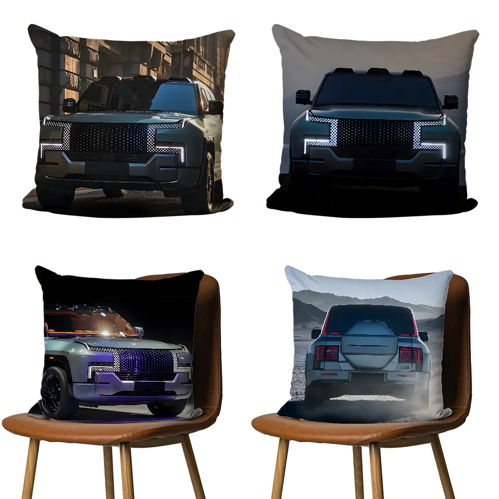 L-Look UP U-U8 Car S-SUV Pillow Case DIY Pillowcase Home Office Decorative Pillowcase Bedroom Sofa Car Cushion Cover