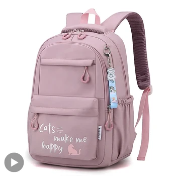 Fille sac d'école sac à dos sac à dos pour adolescent femmes...