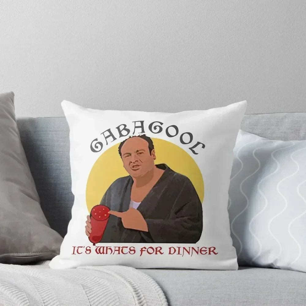 

Gabagool - It's What's For Dinner - Tony Soprano Premium T-Shirt Throw Pillow Pillowcase Cushion pillow cover christmas pillow