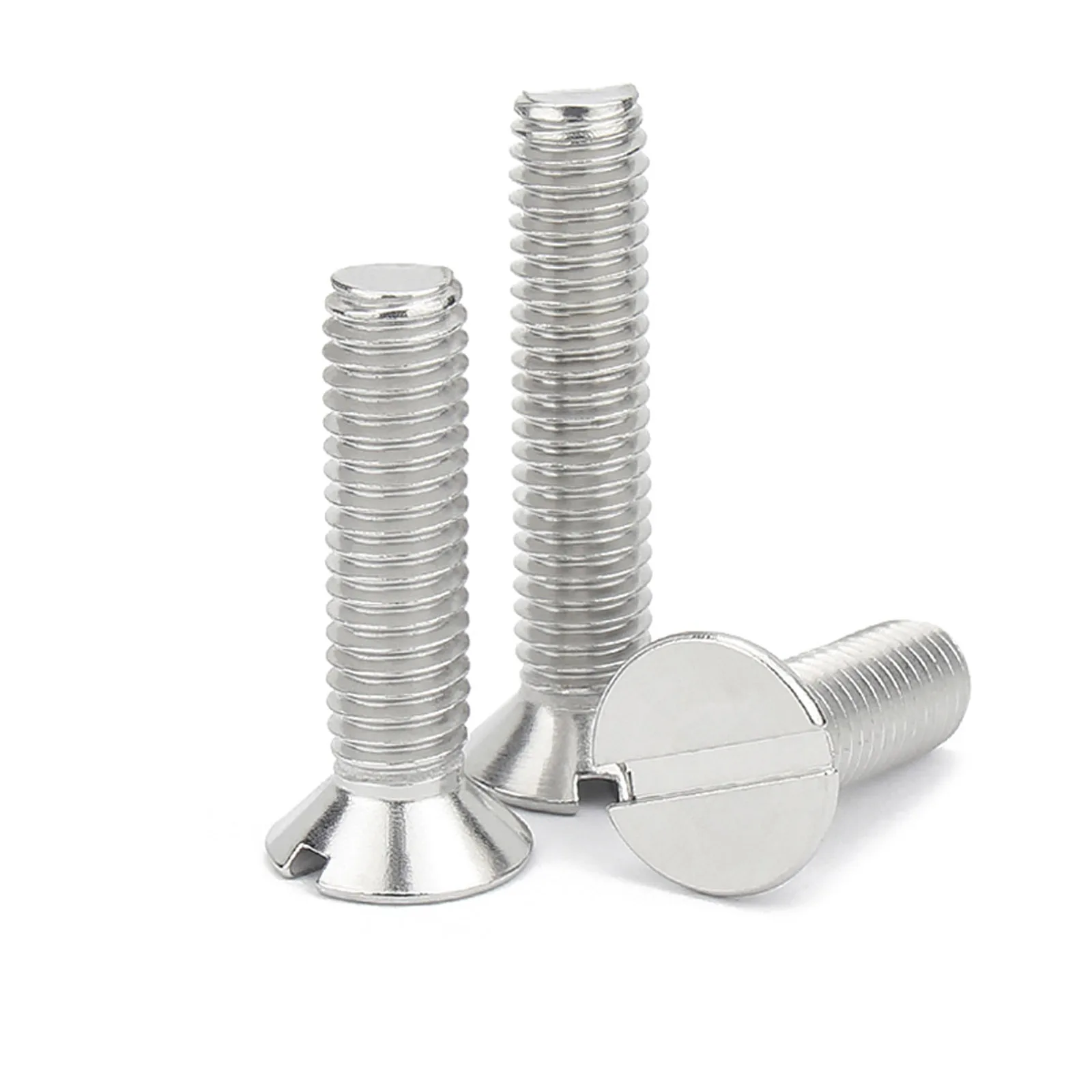 2/5/10/20/25/50 buah/lot M1.2 M1.6 M2,5 M3 M4 M5 M6 M8 M10 GB68 304 baja tahan karat berlubang datar baut sekrup kepala Countersunk