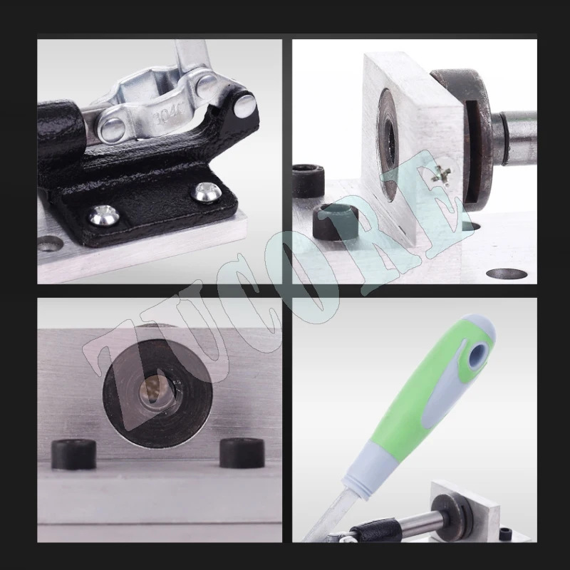 수동 엣지 밴딩 펀치 기계 8mm/15mm 엣지 밴딩 기계 홀 가이드 목공 엣지 밴딩 가죽 펀칭 도구