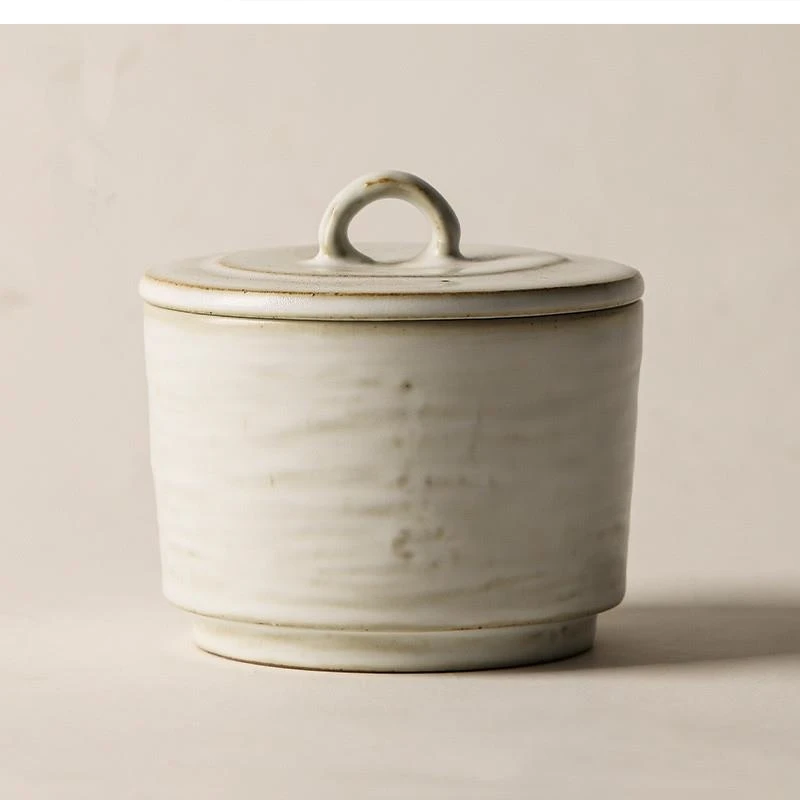 

Japanese-style ceramic stew pot lid bird's nest insulated children's auxiliary food Steamed