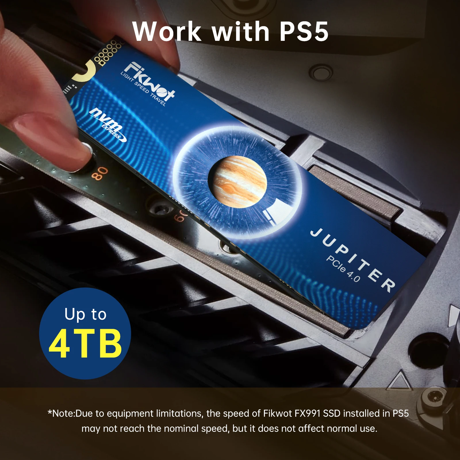 Fikwot FX991 FX910 M.2 SSD PCIe4.0x4 7100MB/s 1TB 2TB 4TB 3D QLC