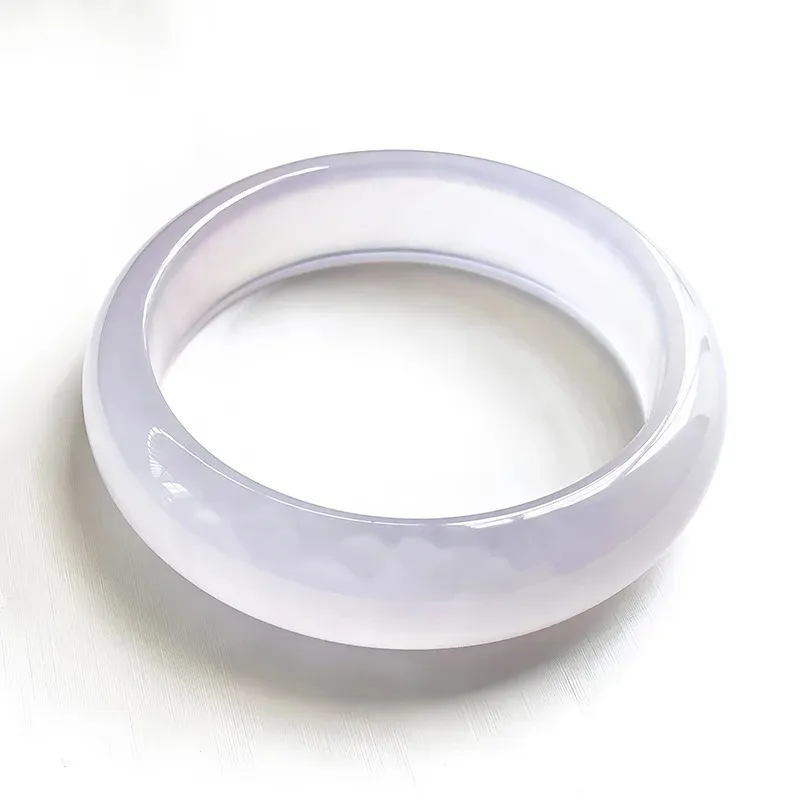 

Новый браслет из натурального ледяного халцедона, модные и универсальные женские украшения