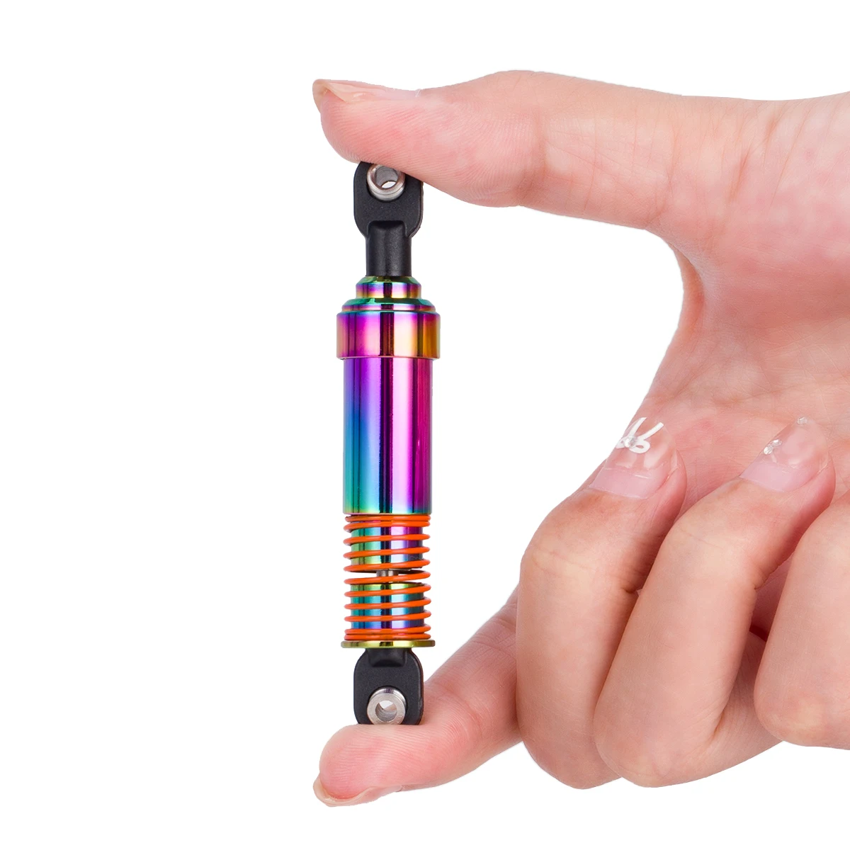 2PCS 75-115mm Ammortizzatori Regolabili Riempiti di Olio per 1/10 RC Crawler Axial SCX10 SCX10 II TRX4 VS4-10 Ammortizzatori In Lega di Alluminio