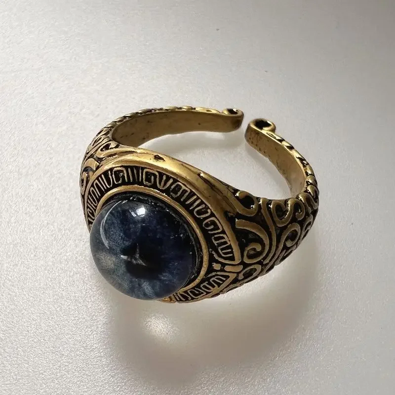 Dark Soul 3 Pope's Left Eye and Right Eye Ring Shaliwan Ring Around the Black Soul Original Design Luxury Ins