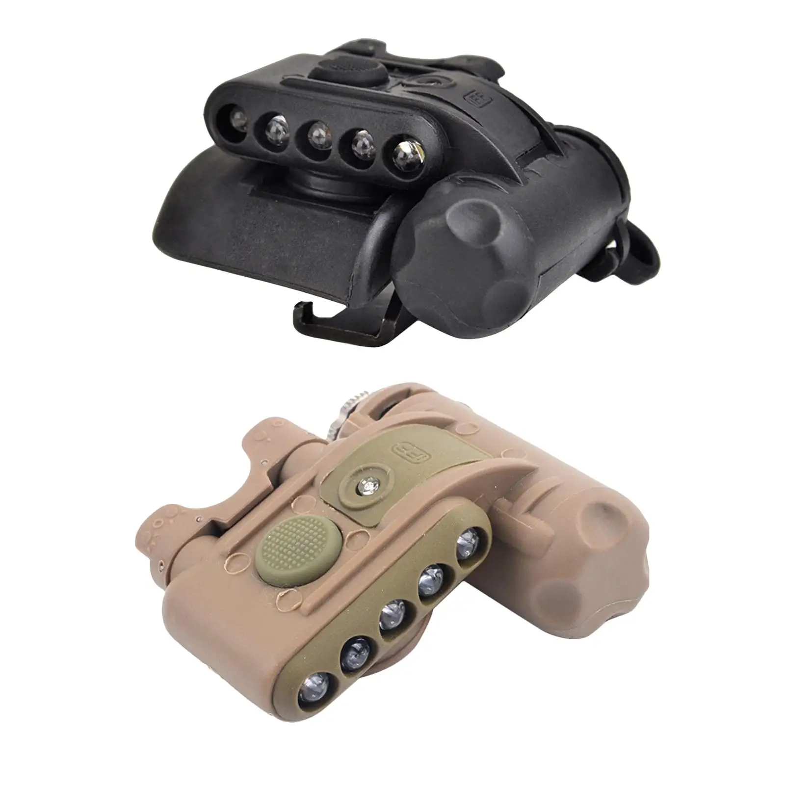 LED Hunting Cap Light Helmet Flashlight IFF Signal Lights Outdoor Illumination White Red LED Gen Lamp Light