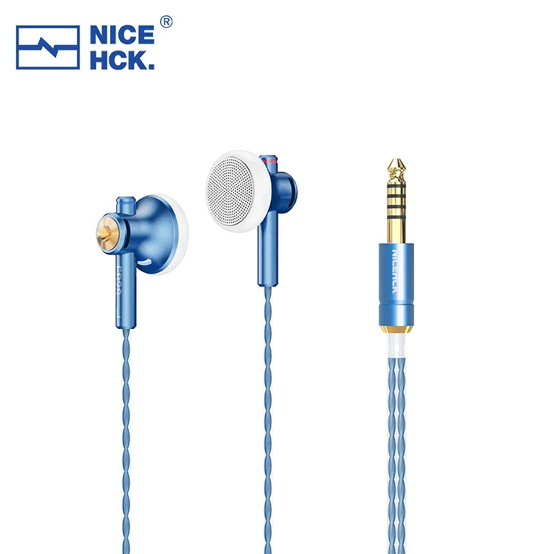 NiceHCK EB2S PRO HIFI bedrade microfoon oortelefoon 15,4 mm dynamische eenheid oordopjes bas-headset met verzilverde OCC gemengde kabel IEM