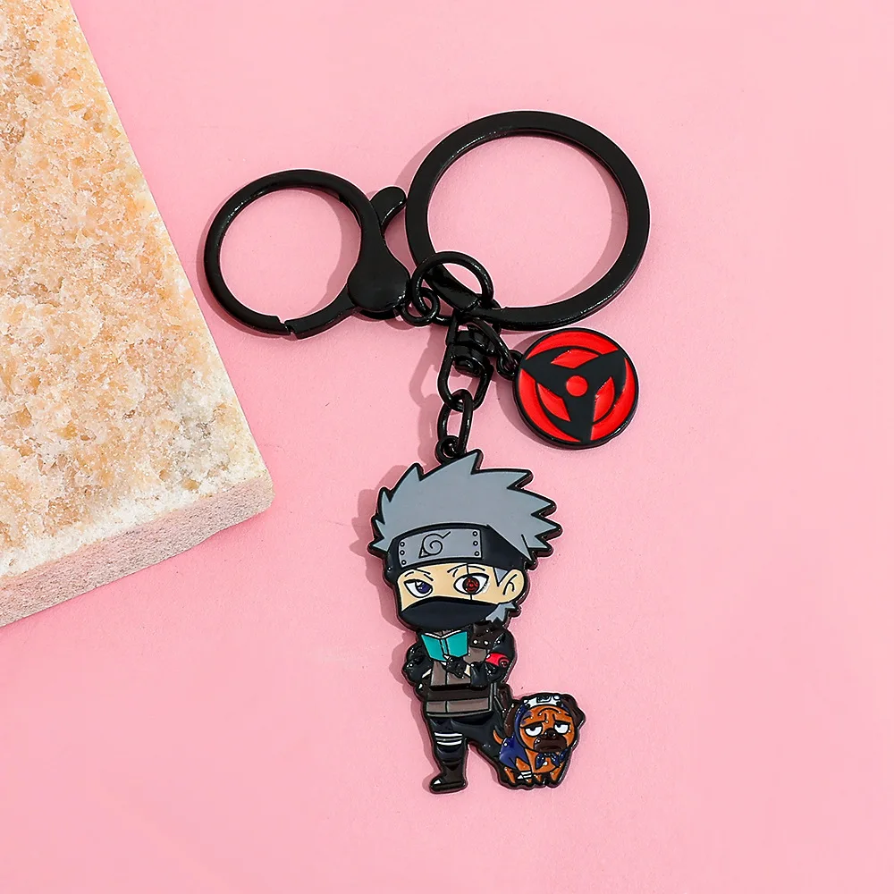 Naruto Anime Akatsuki Uchiha Itachi Friends Gift Girl Pendant Accessories Cute Creative Fashion Key Ring Bag Charms Keychain view 4