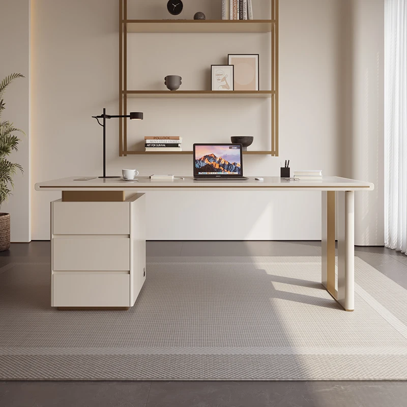 Accent Luxury Office Desk Aesthetic Minimalist Professional Room Decor Office Desk Modern Mesa Ordenador Lounge Suite Furniture