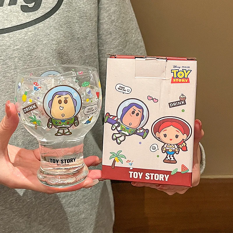 Toy Story Woody Cartoon Creative Beer Mug Buzz Lightyear Glass Home Large Capacity Cute Water Cup Juice Milk Coffee Cup Gift