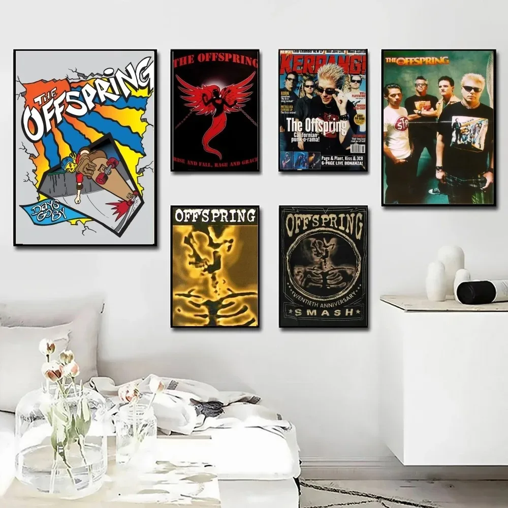 The Offspring Band Poster Art Print Bar Canvas Painting Living Room Furniture Decor