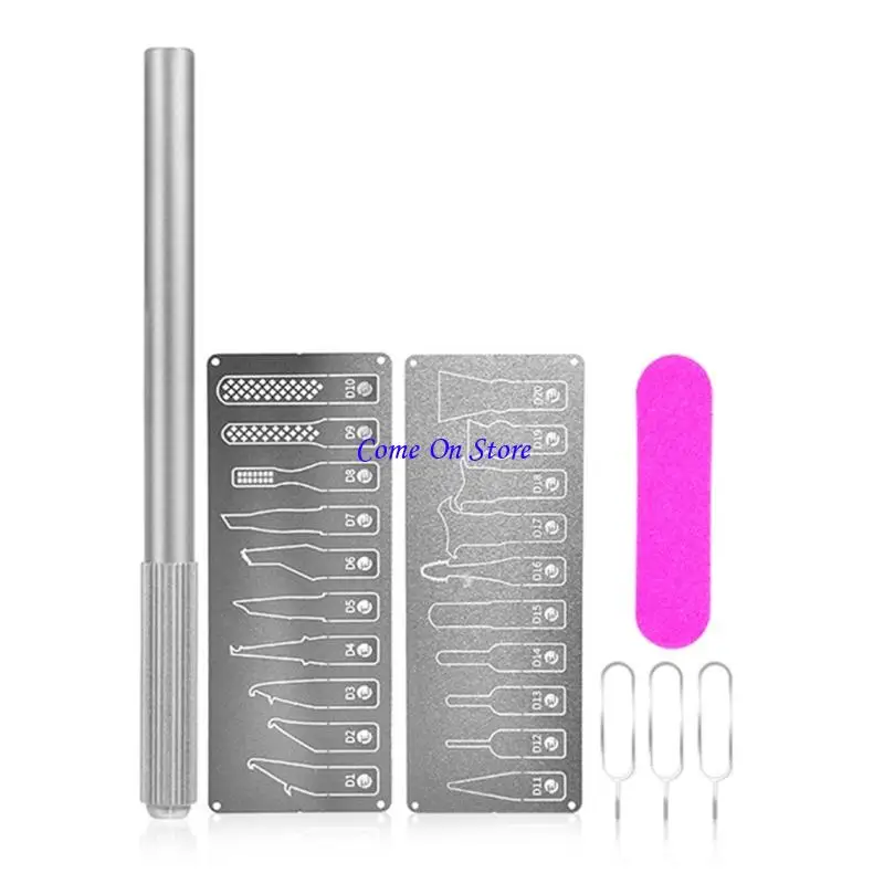 

Набор для скребков MultiShape из легированной стали M6CF, скребки для клея, скребки для материнских плат, удаление клея и ремонт