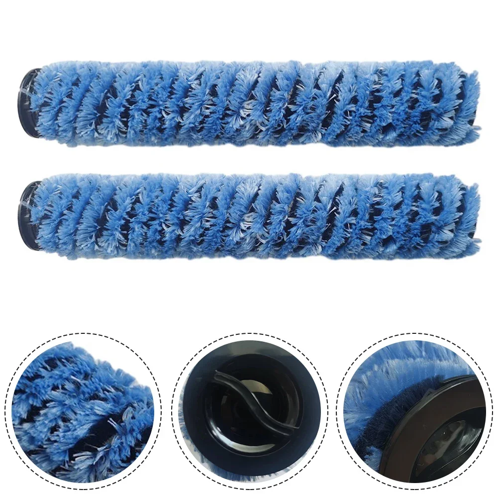 2Pcs Microfiber Brush Set Replacement XV1793/01 For AquaTrio Cordless 9000 Series XW9385 XW9383 XW9382 Ultra Soft Parts