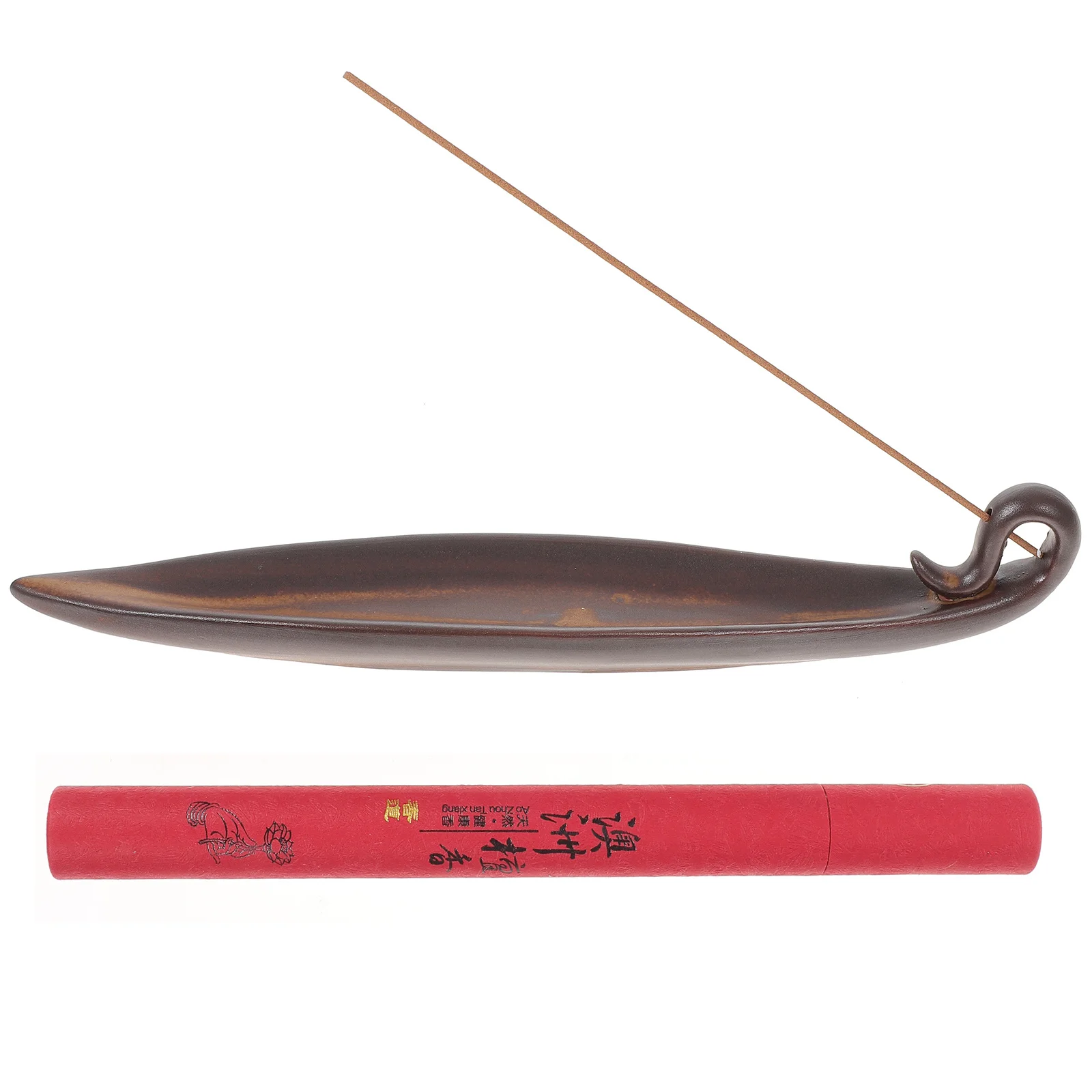 

Wood Incense Burner Sandalwood Censer Aromatherapy Decoration Home Gift Relax Improve Sleep Quality Craft Wood Incense Burner