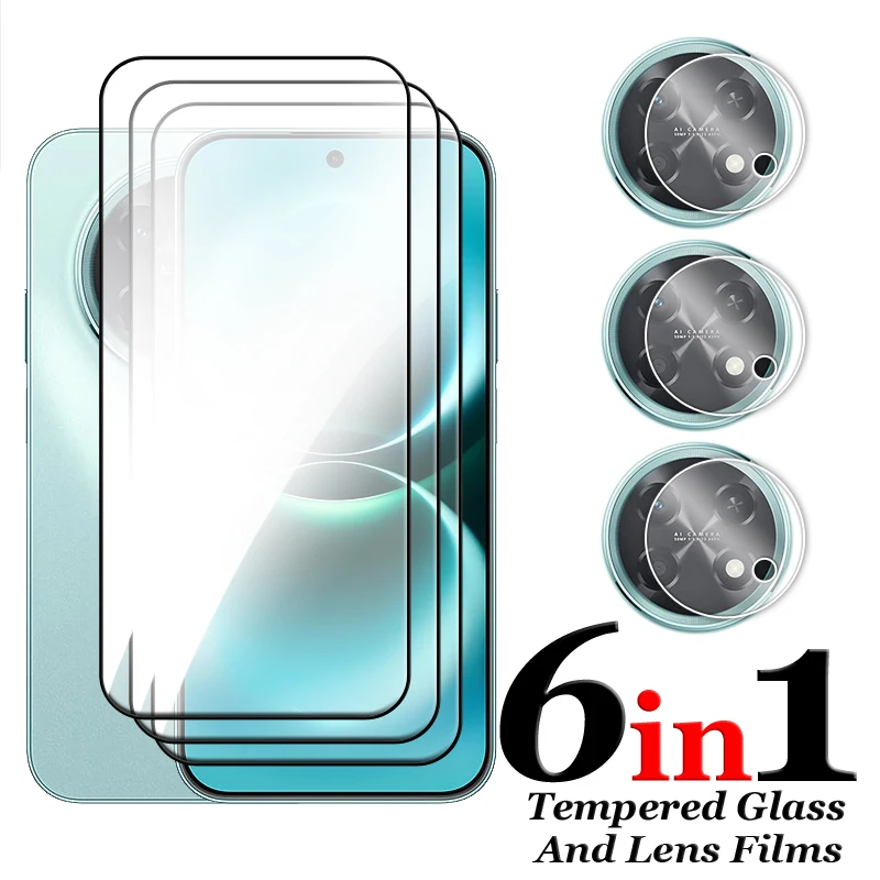 

6in1 For Huawei Enjoy 90 Pro Max Glass For Huawei Enjoy 90 Pro Tempered Glass 2.5D Full Cover Screen Protector For Enjoy 90 Film