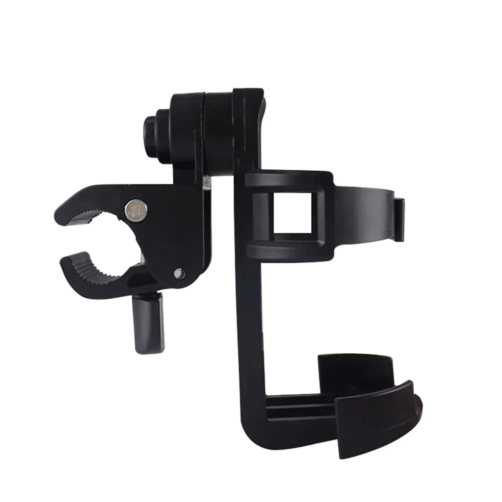 

Milk Bottle Cup Holder Baby Carriage Clamp Black Sturdy Durable Plastic Beverage Holder Quick Release Motorcycle Bike