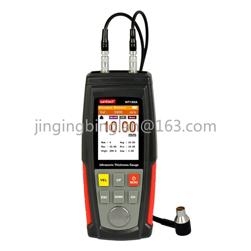 WT100A ultrasonic thickness gauge WINTACT non-destructive testing, measuring thickness range: 1.00~ 225.0