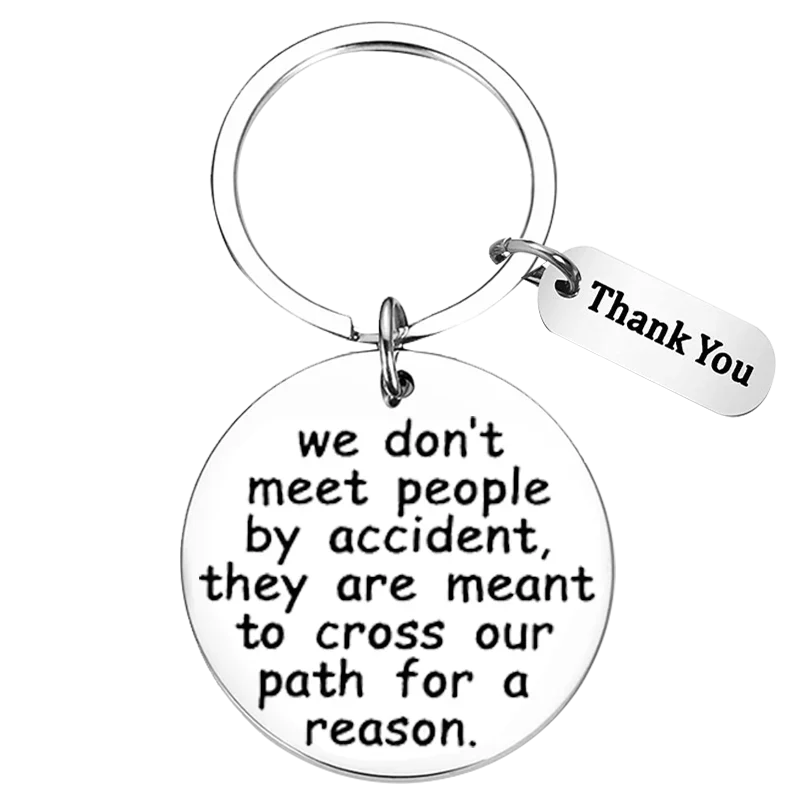 Colleague Appreciation Gift Thank You Gifts Keychain Pendant Coworker Leaving Gift Key Chains Retirement Gifts