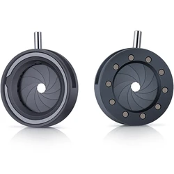 Adjustable 1-12MM Aperture Manual Metal Zoom Optical Iris Diaphragm Condenser for Camera Microscope Module M4 Thread 10 Blades