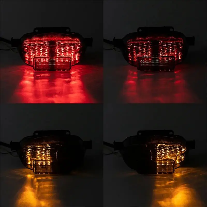 Efficientt-Motorcycle Taillight Rear Brake Turn Signals Integrated Led Light Lamp For GSXR1000 GSXR 600 750 GSX-R 1000 K1