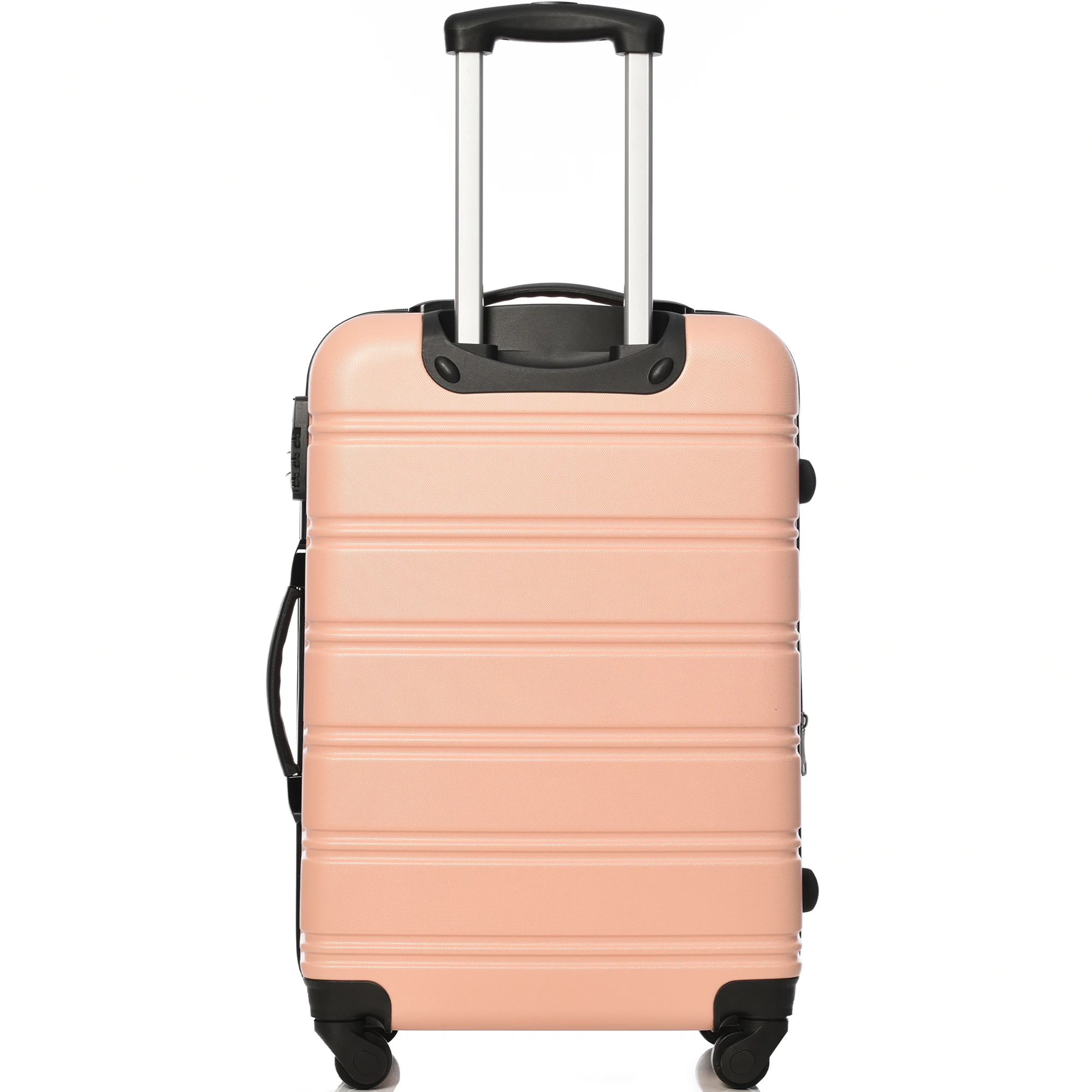 Hardshell Suitcase suitcase hand luggage 4 Rolls ABS Material 65*44.5*27.5 Pink