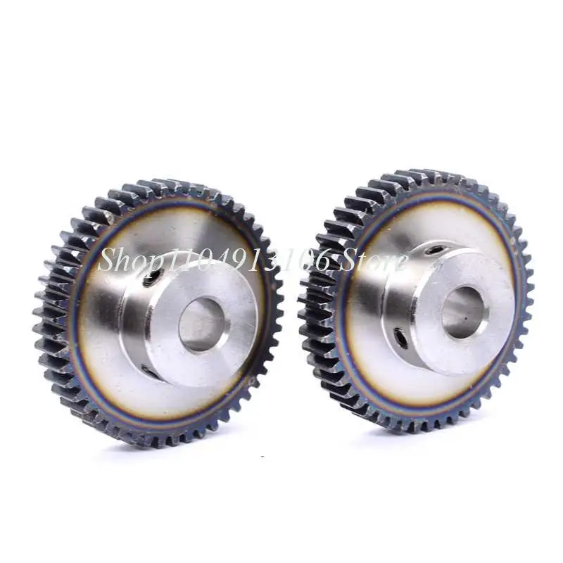 1 قطعة 1.5 متر حفز والعتاد ترس نموذج 1.5 ترس المحرك مع خطوة 12-28 الأسنان OD 21 مللي متر-45 مللي متر الكربون الصلب تتحمل 6/8/10/12/14/15/16 مللي متر