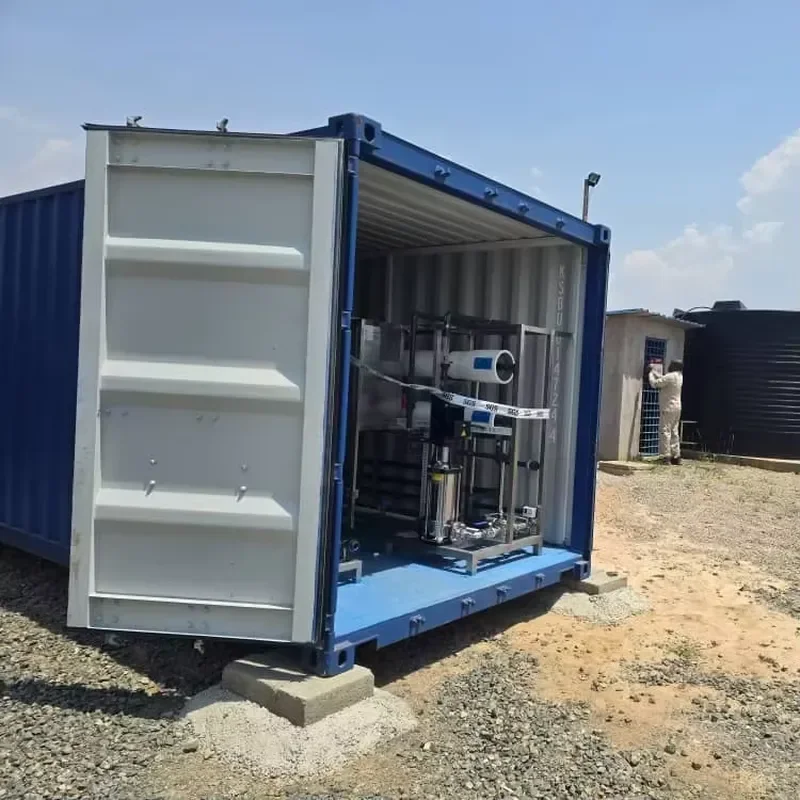 2026 CE 20ft Water Treatment Container Reverse Osmosis Containerized Water Ro Plant Brackish Salt Water Treatment Plant
