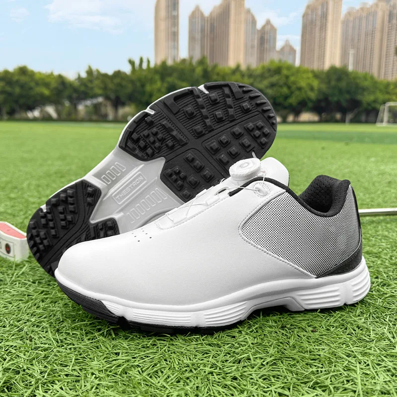

Роскошные мужские туфли для гольфа, нескользящая новая профессиональная обувь для тренажерного зала в гольф