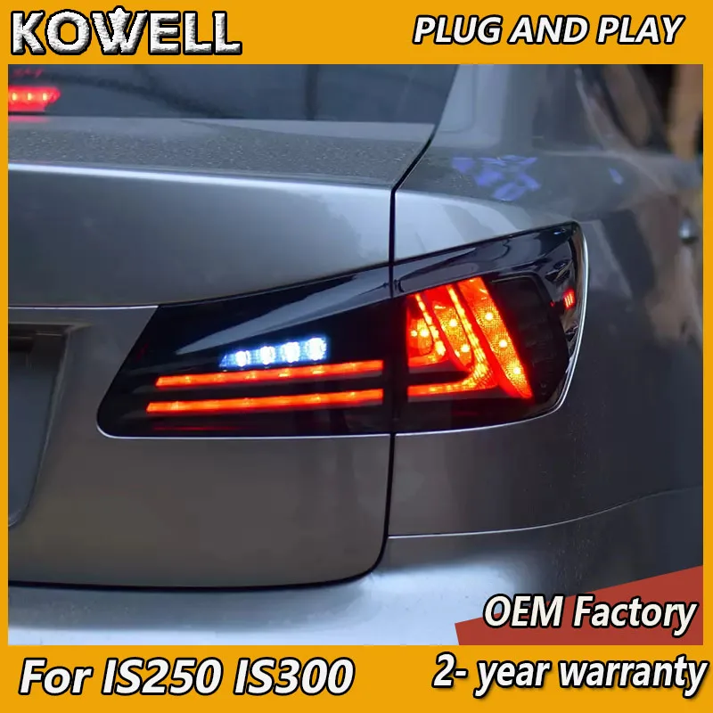 Car Styling for Lexus IS Tail Light 2006-2012 IS250 Taillight IS200 IS300 IS350 Rear DRL Fog Brake Turn Signal Reverse