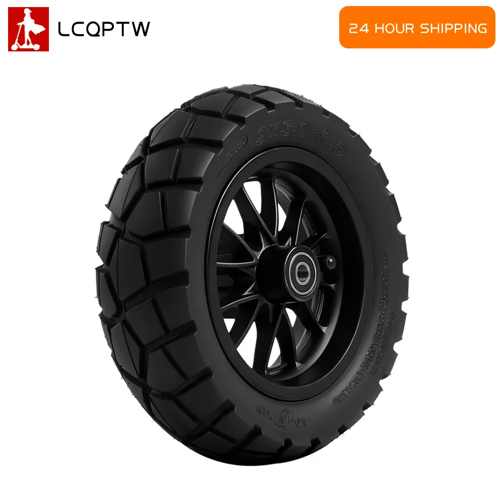 

Колесо в сборе с вакуумной шиной 9x3.0-5.5 для электросамоката Kugoo KuKirin G2 Pro, запчасти и аксессуары для ремонта бескамерных шин