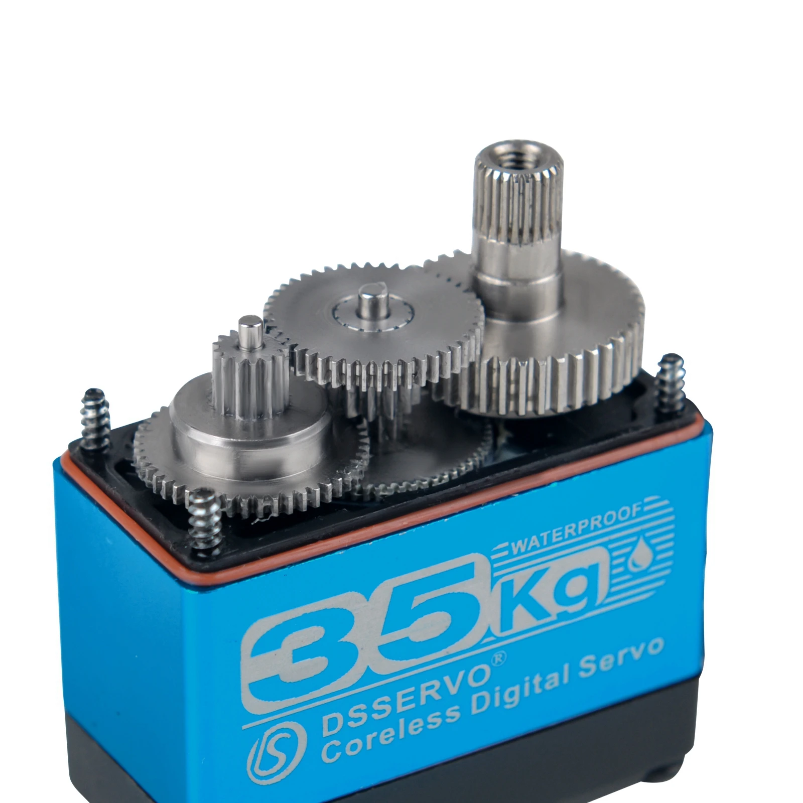 Serwo cyfrowe 35kg Bezrdzeniowy Silnik Przekładnia Stalowa IP66 180 ° /270 °   Części do serw, funkcji zasilania do modeli RC samochodów/robotów w skali 1:8, 1:10, 1:12