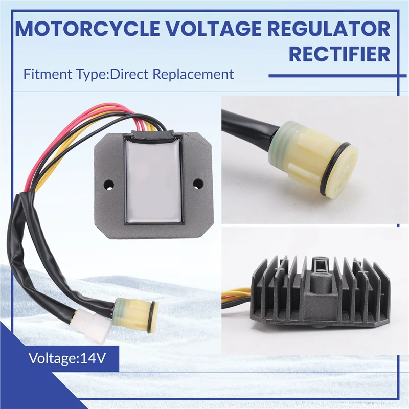

New Motorcycle Voltage Regulator Rectifier For Honda Africa Twin XRV 750 Africa Twin 750XRV 14568-70929-1N 31600-MY1-003-T61C