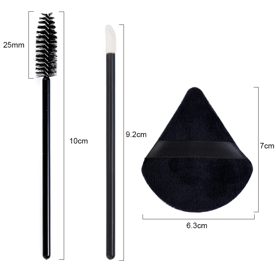 105 Stück Wimpern bürsten Set Einweg Wimpern Mascara Pinsel Lippen stäbe Applikator Werkzeug für Wimpern verlängerung Augenbrauen Zubehör