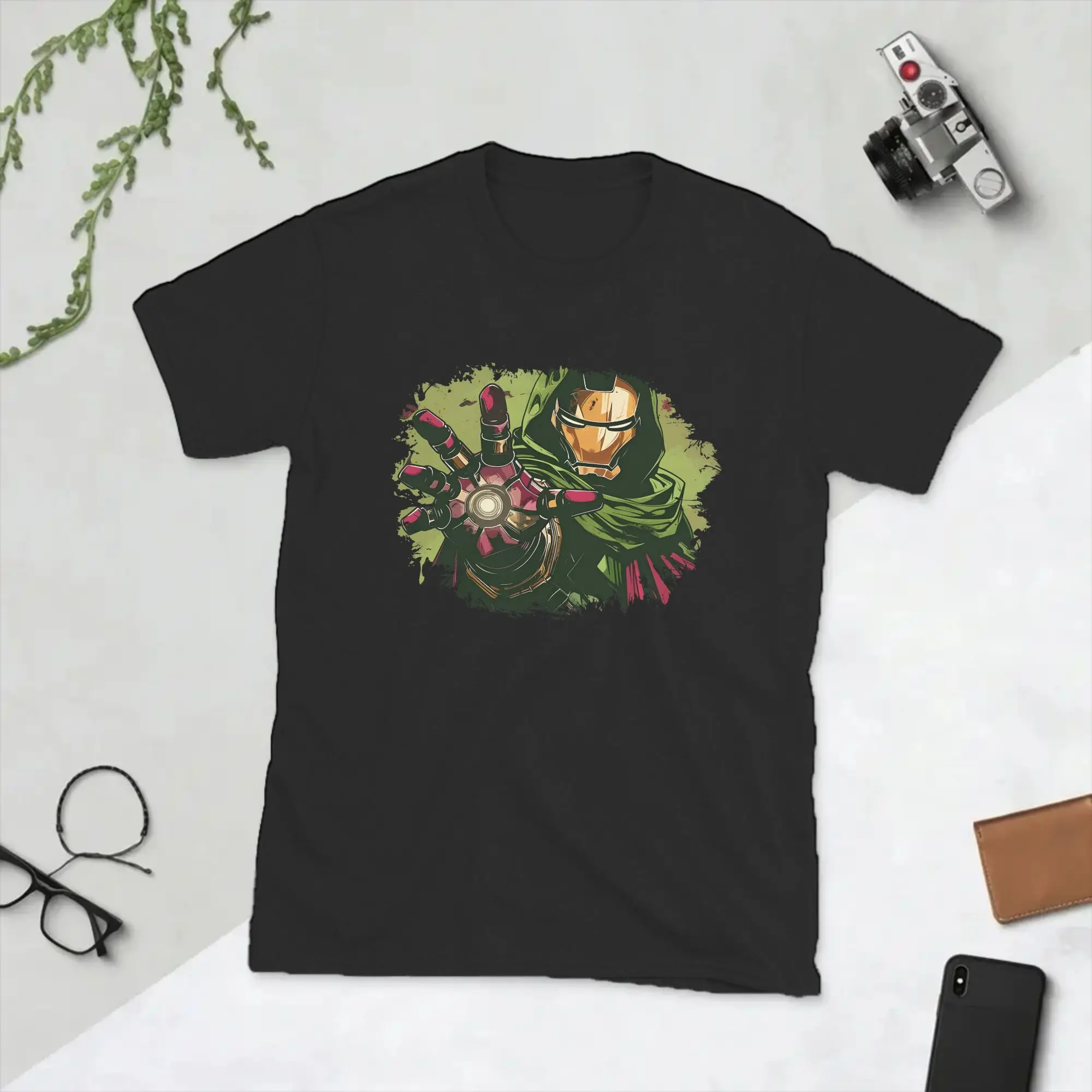 Dr Dooms Comics Men T Shirt  Casual Tee Shirt Short Sleeve Crew Neck T-Shirts Pure Cotton Gift Idea Clothing
