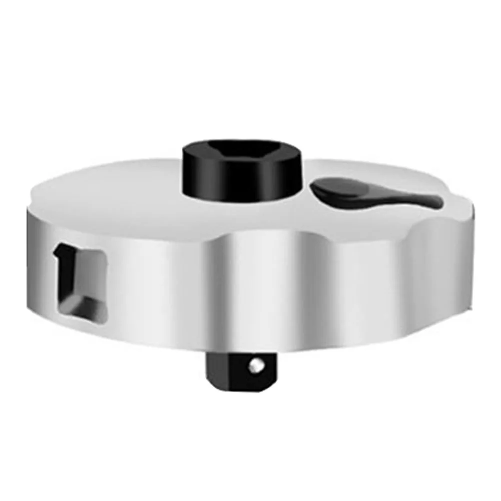 Mini chave de catraca 2 em 1 com cabeça dupla para fixação e afrouxamento perfeita para soquetes de unidade de 1/4 polegadas ou 1/2 polegadas ou 3/8 polegadas