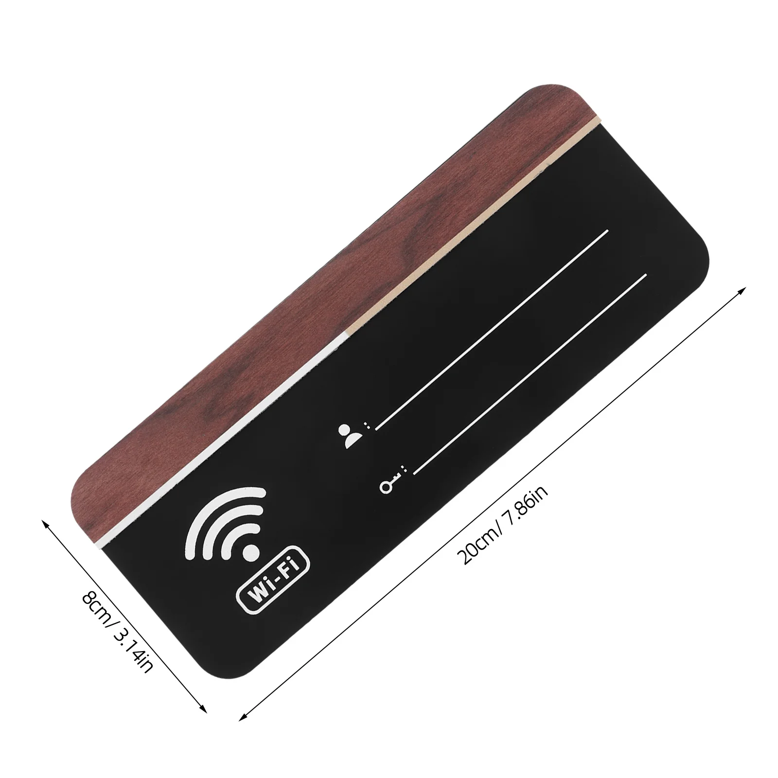 شبكة واي فاي حساب كلمة المرور علامة أكريليك للمنزل غرفة الضيوف الأعمال واي فاي عرض مجلس كتاب كلمة المرور الزخرفية #4