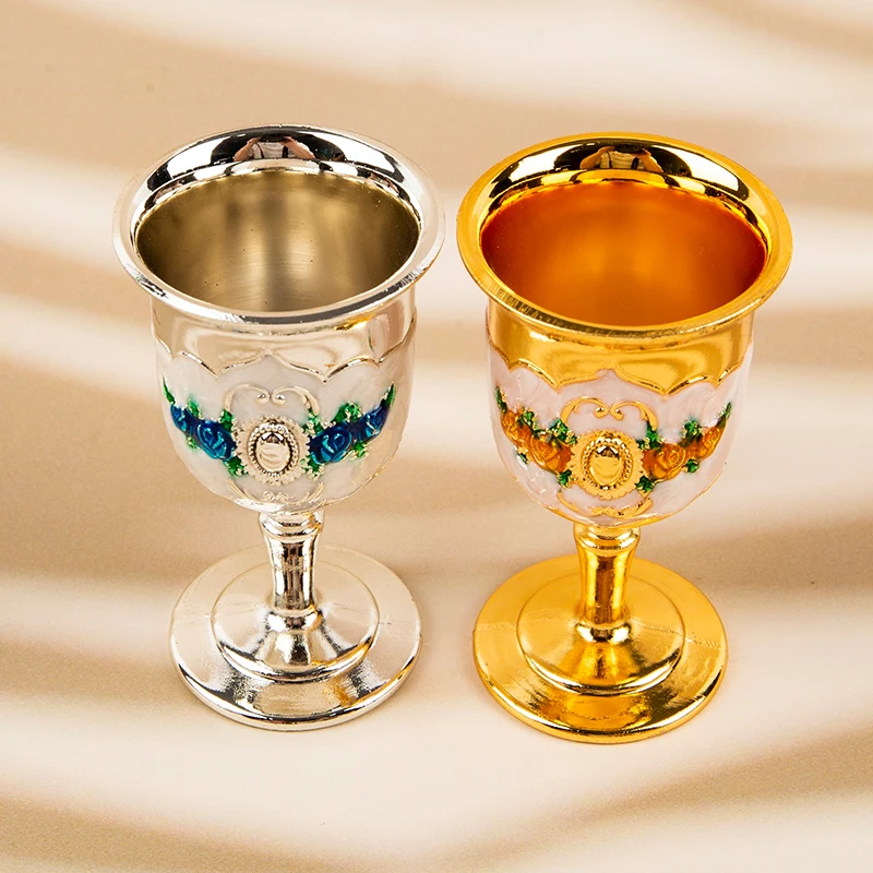 30ml Gold Vintage Wine Glasses Champagne Glasses Beverage Goblet Cocktail Cup Home Party Tableware Accessories