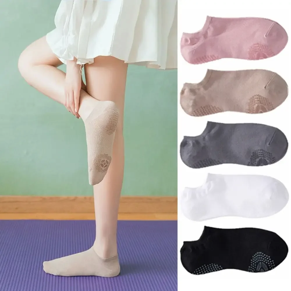 

Durable Cotton Yoga Socks Anti-Slip Elastic Floor Socks Comfortable Breathable Women's Hosiery Dance
