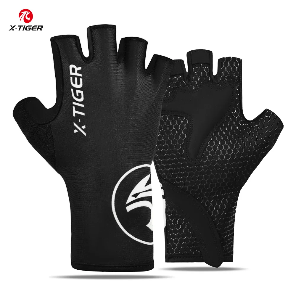 AliExpress X-TIGER Cycling Gloves Half-Finger Fitness Gloves Unisex Half-Finger Gloves Breathable Anti-Slip Gloves Fitness Training Gloves