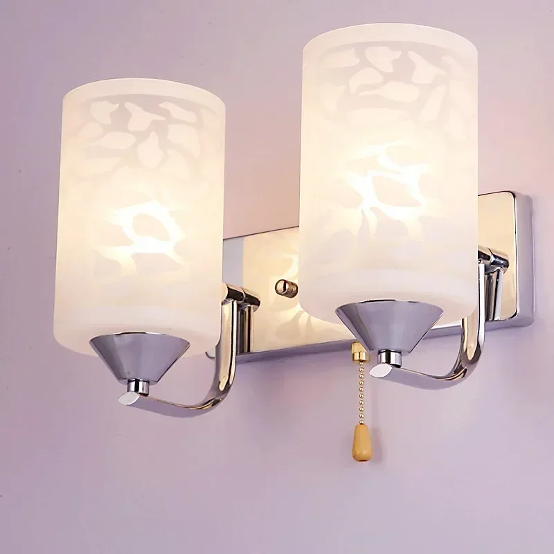 Modern Wall Lamp Glass Lamps Ofhead Stair Lighting