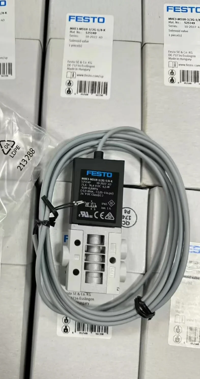 MHE3-MS1H-3/2G-1/8-K 525149 FESTO solenoid valve brand new in stock