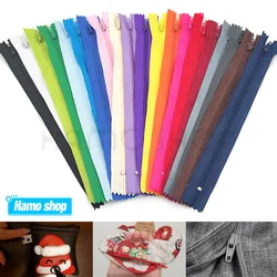 10-100Pcs 20cm 7.87inch #3 Nylon Zippers Nylon Coil Zipper Closed-End For DIY Tailor Garment Handbag Cloth Sewing Accessories
