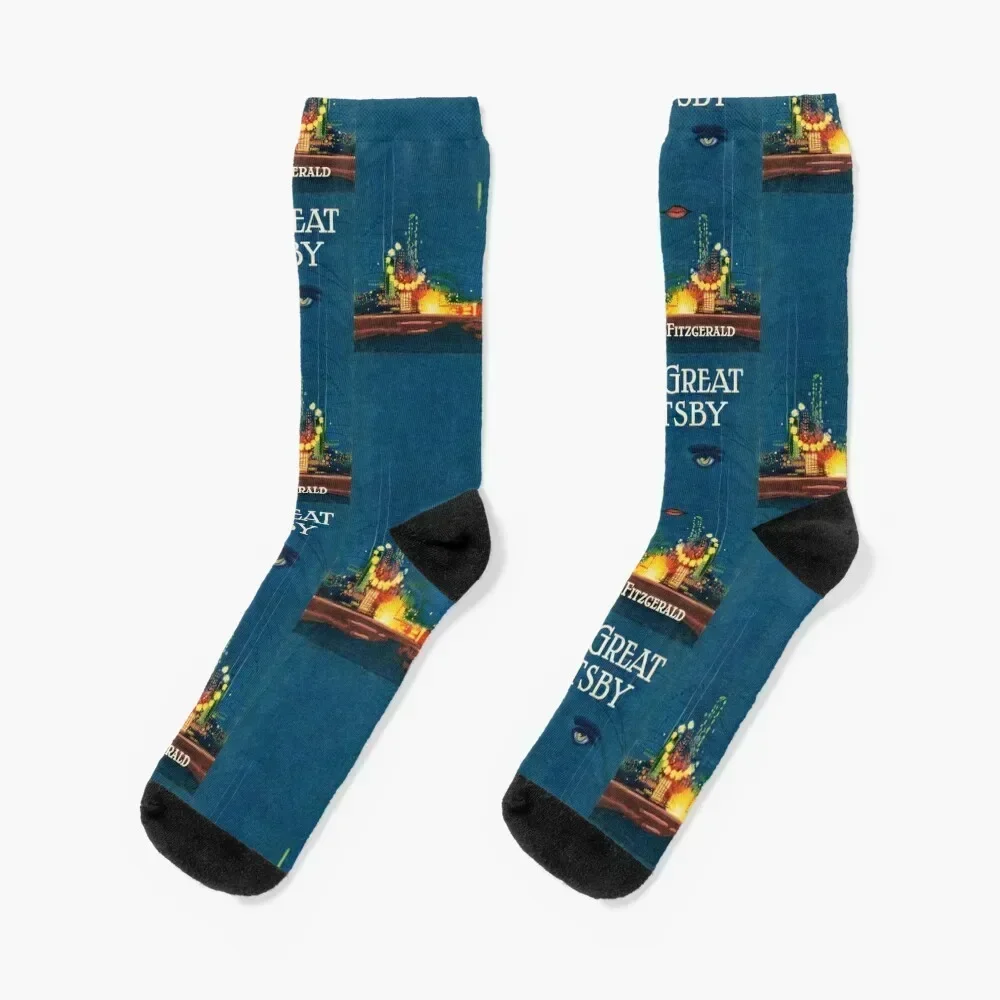 

The Great Gatsby | Vintage Book Cover Socks anti-slip hockey happy luxe Socks Girl Men's summer ankle hiking Boy Socks Women's